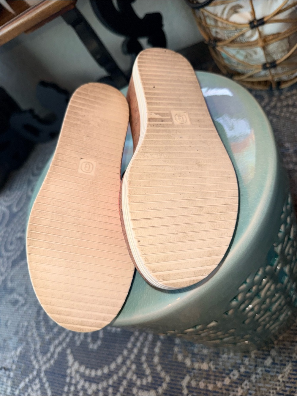 Bzees Comfort Slide Sandal in Coral Pink - Women's Wedge size 7.5 - Picture 4 of 6
